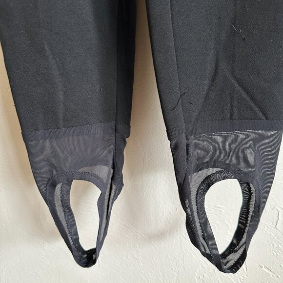 Schoeller Women's Black Swimfans Wool‎ Blend Stirrup Ski Pants Size 10 - Picture 5 of 10
